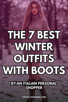 Discover the ultimate winter outfits with boots, curated by an Italian personal shopper, combining style and practicality for the season. Here are 7 stylish winter outfits you should copy immediately. Understanding Women, Warm Boots, Chunky Cardigan, Feminine Energy, Faux Fur Jacket, Leather Leggings