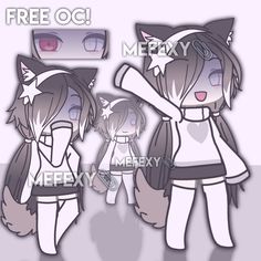 Gacha Free Oc, Outfit Ideas Tomboy, Free Gacha Life Oc, Gachalife Girl Outfits, Free Ocs, Workouts For Teens, Paint Brush Art