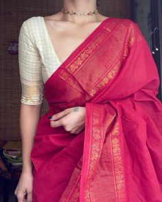 Cotton Saree Blouse Designs, Silk Sarees With Price, Cotton Saree Designs, Indian Saree Blouses Designs