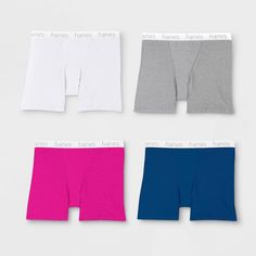 Hanes Premium Women's 4pk Cotton Long Leg with Comfortsoft Waistband Boxer Briefs - Color May Vary S #Affiliate #pk, #Affiliate, #Cotton, #Long Girl Boxers, Flattering Outfits, Clothing Material, Lace Thong, Boxer Briefs, Briefs, Fitness Fashion, Target, Cute Outfits