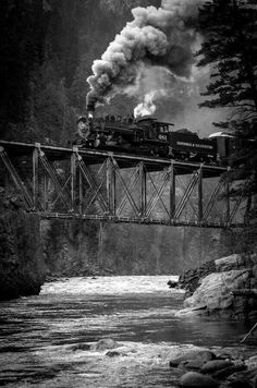 Source: silent-musings Trains Photography, Steam Engine Trains, Train Art, Vintage Train, Steam Trains, Steam Locomotive