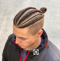 Fall Braids, Braids With Fade, Braid Styles For Men, Boy Braids Hairstyles, Cornrow Hairstyles For Men, Braids For Boys, Hair Twist Styles, Cool Braid Hairstyles, Faux Hawk