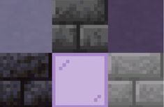 an image of a purple and black background that is very pixelated in the style of minecraft