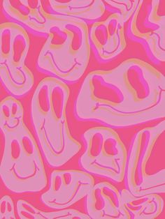 Pink trippy smiley faces Trippy Aesthetic Desktop Wallpaper, Pink Trippy Wallpaper, Trippy Pink Aesthetic, Pink Eye Wallpaper, Pink Trippy, Trippy Pictures