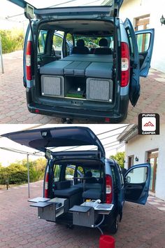 Mueble fabricado en contrachapado de chopo de 9 capas con una lamina HPL y canteado para proteger la madera. Mueble adaptado a diferentes modelos talla mediana. Fiat Doblo Camper, Berlingo Camper, Kombi Camper, Vw Caddy Maxi, Ford Transit Camper, Camping Accesorios, Transit Camper, Camping Box