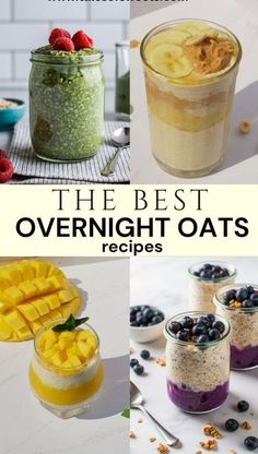 Brown Sugar Espresso Overnight Oats, Easy Overnight Oats Recipes, The Best Overnight Oats, Best Overnight Oats, Peach Overnight Oats, Raspberry Overnight Oats, Overnight Oats Recipe Easy, Night Oats, Best Overnight Oats Recipe