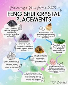 Feng Shui Basics, Feng Shui Guide, Best Healing Crystals, Feng Shui Crystals, Power Of Crystals, Feng Shui Tips, Crystal Guide, Energy Healing Spirituality