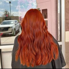 Pumpkin Spice Copper Hair, Copper Pumpkin Hair, Copper Aesthetic Hair, Spicy Copper Hair Color, Fire Orange Hair, Copper Hair Color Aesthetic, Copper Hair Bright, Pumpkin Hair Color, Rich Copper Red Hair