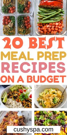 20 best meal prep recipes on a budget