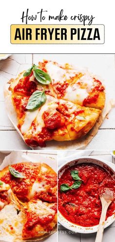 how to make crispy air fryer pizza in less than 10 minutes or less