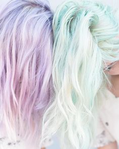 Unicorn Hair Color, Mermaid Hair Color, Dyed Hair Pastel, Mint Hair, Lavender Hair, Hair Styles 2017, Dye My Hair