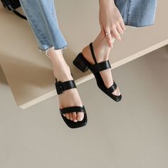 CHIKO Thordis Open Toe Block Heels Heeled Sandals Casual Block Heels With Heel Strap, Casual Low Block Heels With Heel Strap, Casual Low Block Heels With Strap, Casual Leather Block Heels With Low Heel, Medium Width Flat Heel Sandals, Black Low Heel T-strap Sandals, Summer Sandals With Reinforced Flat Heel, Casual Low Heel T-strap Sandals, Casual Low Heel T-strap Sandals With Heel Strap