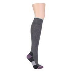 Mild compression: 8–15 mmHg Complete compression body with enhanced spandex provide 360 degrees of support Anti-microbial & anti-odor Breathable mesh upper to promote airflow and keep feet cool & dry Dynamic arch support increases stability and balance TruDry & microfiber nylon for wicking & comfort Non-binding comfort band Targeted ankle support protects ankle without restricting motion Enhanced terry cushion provides maximum impactprotection & comfort Smooth, reinforced toe maintains optimal c Supportive Breathable Fitted Socks, Comfortable Fitted Socks For Sports, Comfortable Fitted Sports Socks, Fitted Functional Sports Socks, Breathable Fitted Sports Socks, Sports Compression Socks, Calf Sleeve, Compression Tights, Ankle Support