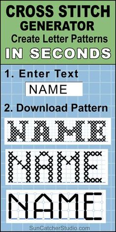 Cross Stitch Letter Generator (Alphabet Font Needlepoint Patterns) Free Crosstich Alphabet Patterns, Free Cross Stitch Alphabet Fonts, Free Cross Stitch Font Patterns, Cross Stitch Patterns Free Alphabet Letters, Cross Stitch Words Fonts, Alphabets Cross Stitch, Charted Needlepoint Alphabets, Cross Stitch Fonts Large, Cross Stitch Back Stitch Alphabet