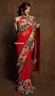 Bobo Calcutta by Ayushman Mitra - India Bobo Calcutta, Diwali Fashion, Function Dress, Sarees Traditional, Fashionable Saree, Embroidery Sarees, New Kurti Designs, Fancy Saree, Saree Fashion