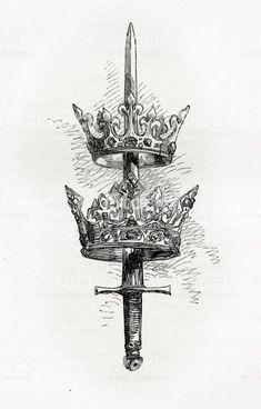 Art Crown, Medieval Tattoo, Crown Drawing, Crown Tattoo Design, Inspiration Tattoos, Engraving Illustration, Crown Tattoo, Tattoo Design Drawings, 로고 디자인