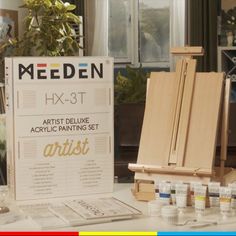 Unlock your artistic potential with the MEEDEN! 🎨 This painting set includes artist-grade paints, a French easel, and all the essential tools you need to start painting. Perfect for art enthusiasts or as a thoughtful gift.🎁 Elevate your art game and create amazing acrylic artwork! ✨ Find more on MEEDEN Website. Link in bio👆 Product: MEEDEN Professional Artist Acrylic Painting Set with French Easel Start Painting, Acrylic Artwork, Essential Tools, Website Link, Professional Artist