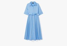 Poplin Midi Montauk Dress | KATE SPADE Teacher Wardrobe, Jewelry Gift Guide, Bridal Accessories Jewelry, Elegant Look, Minimalist Gifts, Cozy Gift, Style Gift, Party Girls, Cinched Waist