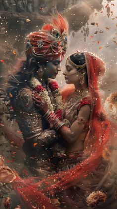 Embraced in Divine Love: Radha and Krishna, eternal embodiments of devotion and affection. 💖    #radhakrishna #krishna #jaishreekrishna #krishnalove #radheradhe #vrindavan #gita #hinduart #krishnaimage #krishnaradhalove #krishnaart Radha Krishna Art Wallpaper, Radha Krishna Love Wallpaper, Krishna Radha Images, Shree Krishna And Radha, Radha Krishna Love Images, Painting Of Krishna And Radha, Radha Krishna Iskcon Wallpaper, Vedic Art Radha Krishna, Radhe Krishna Love