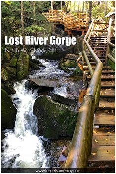 the lost river gorge in north woodside, n h is one of the best things to see