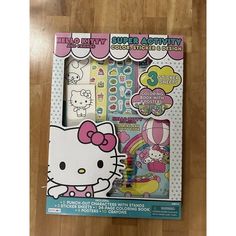 the hello kitty stationery set is in its box