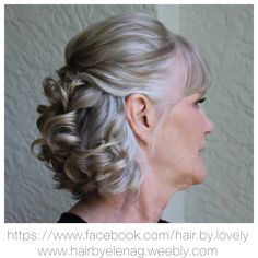 Wedding Hairstyles Medium Length, Hairstyles Over 50, Short Hair Updo, Half Up Hair