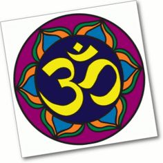 the om shan symbol is shown in an image