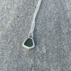 The sea glass used for these handmade simply designed necklace was found on The Big Island of Hawaii. 925 Sterling Silver and Fine Silver were used to create this necklace. A sterling Silver 16" Chain is included Photos are taken outside in sunlight and shaded areas to show the way the light shines differently on the sea glass. Sea Beans, Big Island Of Hawaii, Island Of Hawaii, The Big Island, Sea Glass Necklace, Green Sea, Jewelry Show, Sea Glass Jewelry, Big Island