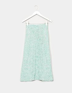 Lille Midi Skirt Green Midi Bottoms With Elastic Waistband, Button Front Midi Skirt, Ditsy Floral Print, Ditsy Floral, Midi Skirt, Floral Print, Floral Prints, Summer Dresses, Skirt