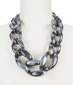 Women's Statement Necklaces | Dillard's Elegant Iridescent Necklace For Parties, Trendy Metallic Party Jewelry, Trendy Metallic Jewelry For Party, Party Metallic Necklaces, Chunky Chain Jewelry For Evening, Baby Costumes Girl, Chunky Jewelry, Statement Necklaces, Accessories Jewelry Necklace