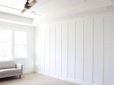 10 Best COOL WHITE Paint Colors By Sherwin Williams - NISH Mdf Trim, Batten Wall, Shiplap Ceiling, Board Batten, Board And Batten Wall, Board And Batten, Wood Trim, Wainscoting, Baseboards