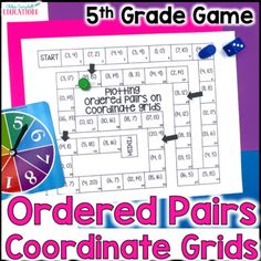 the 5th grade math game ordered pairs coordinate grids is an easy way to practice rounding numbers