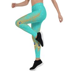 Stylish, durable, and a hot fashion staple. These polyester/spandex leggings are made of a comfortable microfiber yarn, and they'll never lose their stretch.  * Fabric: 82% polyester, 18% spandex * Fabric weight: 6.78 oz/yd² (230 g/m²) (weight may vary by 5%) * UPF 50+ * Made of a microfiber yarn, which makes the item smooth and comfortable * Four-way stretch fabric that stretches and recovers on the cross and lengthwise grains * Elastic waistband * Overlock and coverstitch Please double check your size. We will not accept returns for ordering the wrong size. We will accept returns if you are sent a size other the one you ordered or if the measurements of your piece are completely off from the measurements of the size you ordered. ☆Return and Exchanges for this item☆ We do not return and e Jasmin Costume Women, Jasmine Diy Costume Women, Encanto Running Costume, Jasmine Womens Costume, Princess Jasmine Running Costume, Aladdin And Jasmine, Running Costumes, Spandex Leggings, Change Of Heart