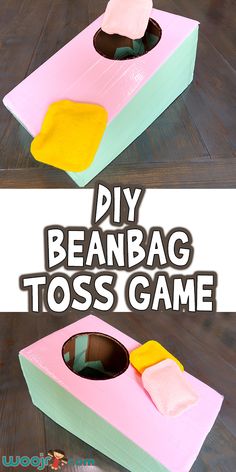 this is an easy diy beanbag toss game