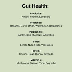 Gut health, healthy gut, gut healthy foods, gut health support Whole Foods For Gut Health, Tips For Gut Health, Gut Health Basics, Good Gut Food, Coconut Oil For Gut Health, Full Day Eating For Gut Health, How To Fix Gut Health Tips, Clean Your Gut Naturally, Healthy Food For Gut Health