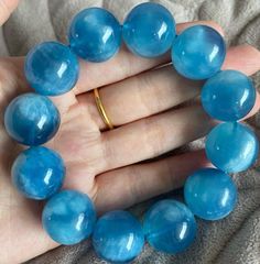 Material:Natural aquamarine beads size : 16mm   color:blue quantity: one strand  6mm approx 29 pcs one strands 7mm approx25 pcs one strands 8mm approx 22 pcs one strands 9mm approx 21pcs one strands 10mm approx 19 pcs one strands 11mm approx 18pcs one strands 12mm approx 16 pcs one strands 13mm approx 16 pcs one strands 14mm approx 15 pcs one strands 15mm approx 14pcs one strands 16mm approx 14 pcs one strands 17mm approx 13pcs one strands 18mm approx 13pcs one strands 19mm approx 12pcs one stra Blue Aquamarine Beaded Bracelets, Spiritual Style, Spiritual Blue Aquamarine Beaded Bracelets, Blue Aquamarine Beaded Bracelet With Natural Stones, Blue Aquamarine Bracelets As A Gift, Blue Aquamarine Bracelets As Gift, Blue Aquamarine Bracelets For Gift, Blue Aquamarine Bracelets With Natural Stones, Blue Aquamarine Natural Stone Bracelets, Blue Aquamarine Bracelet For Gift