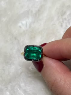 "Lower prices on our main website: https://discomarshmallow.myshopify.com/ The Georgian-Victorian Emerald Cut Emerald & Blackened Gold East West Button Back Collet Ring--a timeless engagement piece inspired by the grace of the Georgian and Victorian periods. This ring, featuring a stunning 3.5 ct lab-grown emerald in a Georgian cut-down collet setting and button back, exudes a timeless yet modern charm. It's not just an engagement ring; it's a versatile piece designed for stacking and layering w Brooch Jewelry, Solid Gold Jewelry, Dress Inspiration, Perfect Engagement Ring, The Grace, East West, Natural Sapphire, Emerald Ring, Gold Yellow