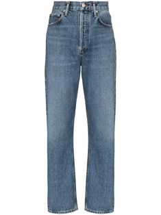 indigo blue cotton belt loops front button fastening classic five pockets straight-leg Jeans Png, Luxury Jeans, Agolde Jeans, Style Basics, Light Wash Jeans, Indigo Blue, Lady Dior, Dolce & Gabbana, Pocket Design