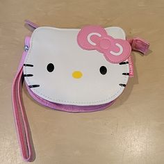 Hello Kitty Little Purse Wallet New Cute White Wallet Perfect For Gifts, Cute White Wallet For Gift, Cute White Wallets As Gifts, Cute White Wallets For Gifts, Cute White Coin Purse For Daily Use, Cute White Pouch Coin Purse, Hello Kitty Bags Purses, Hello Kitty Coin Purse, Everyday Hello Kitty Kawaii Shoulder Bag