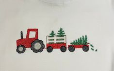 Custom embroidered, personalized Christmas shirt for little boy.  A name may be added to these.  Choose long or short sleeve for your Christmas shirt for your little man. Choose your font choice and thread color if a name is to be added.  List these in the personalization section. I apply tender touch to back of embroidery design as to not scratch your little one.  Wash in cold water inside out and line dry. Warm iron if needed.  I look forward to making something special for your little one. If you have any questions please feel free to message me. Christmas Monogram Shirt, Halloween Monogram, Personalized Christmas Shirts, Girls Thanksgiving, Whale Shirt, Turkey Shirts, Monogram Shirts, Christmas Monogram, Christmas Tree Shirt