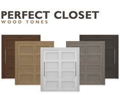 the perfect closet wood tones are available in various colors and sizes, including white, brown, black, gray, or beige