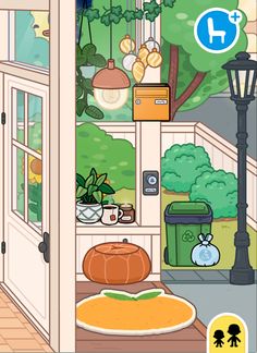 the inside of a house with plants and potted plants on the windowsills