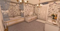 #bloxburgbuild #bloxburg #bathroom #coquette #vintage #aesthetic Coquette Bloxburg House Bathroom, Bloxburg House Croquette, Coquette Bloxburg Room Ideas, Bloxburg Bathroom Aesthetic, Bloxburg Cottage Bathroom, Victorian Interior Bloxburg, Vintage Bloxburg House Interior, Vintage Bloxburg Room, Bloxburg House Color Pallete