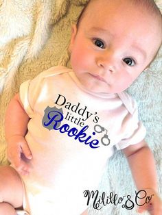 Police Baby, Boy Onesies, Custom Onesies, Organic Baby Clothes, Baby Brother