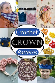 crochet crown patterns for kids and adults