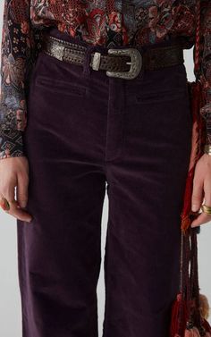 Step into winter with corduroy pants in a rich, whimsical dark plum. Plush corduroy envelops you in warmth, a tactile reminder of the season's cool embrace, while the deep hue whispers nightly reflections. Details:   98%CO 2%EA Hand wash recommended True to size - choose your usual size. If you are between sizes, choose the small size Design by Maison Hotel Plum Pants, Deep Plum, Purple Velvet, Corduroy Pants, Signature Design, The Deep, Late Night