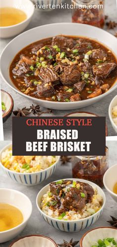 Braised Beef Chinese Style made with beef brisket, soy sauce, hoisin sauce and oyster sauce. Beef Pares Recipe, Beef Recipe Filipino, Chinese Braised Beef, Beef Brisket Slow Cooker, Braised Beef Brisket, Beef Pares, Braised Beef Recipes, Beef Brisket Recipes