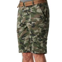 Stretch Microtwill Function Belt 8 Total Pockets Featuring One Media Pocket Zipper Fly Button Closure Machine Wash/Tumble Dry Classic Fit Please Ask Any Questions Same Day/Next Day Shipping Cotton Camouflage Bottoms With Belt Loops, Camo Cargo Shorts, Pleated Jacket, Crochet Halter Tops, Lauren Green, Cargo Shorts Men, Levi Jeans 501, Khaki Shorts, Mens Green