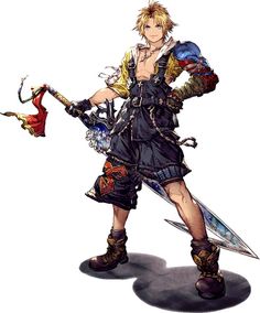 Tidus Final Fantasy Art, Final Fantasy Concept Art, Final Fantasy Iv, Tetsuya Nomura