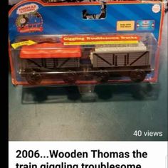 the toy train is in its box and it's not being used for sale